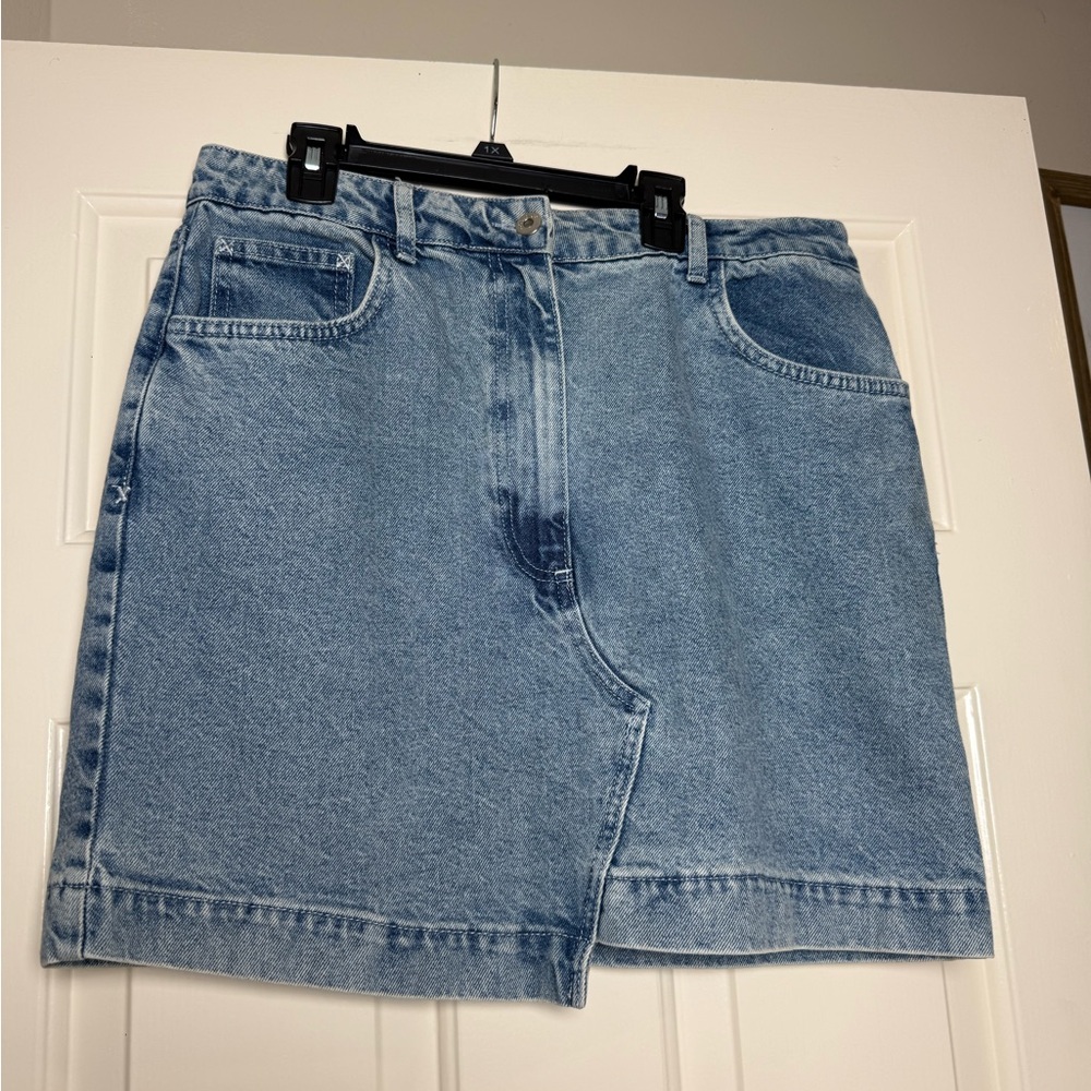 ASOS Collusion 90s Denim Mini Skirt